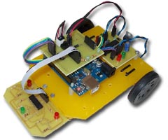 Arduino Uno R3 le izgi zleyen Robot