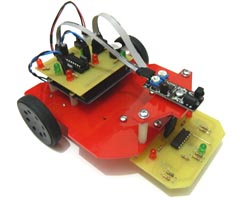 Mini Arduino Obstacle Avoiding Line Follower Robot