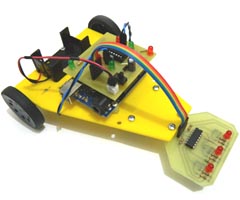 Mini Arduino Hızlı Çizgi İzleyen Robot