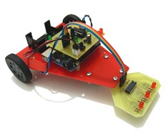 Mini Arduino Uno Hızlı Çizgi İzleyen Robot Projesi