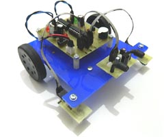 Robot Moving Between Lines and Detecting Obstacles