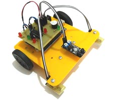 Mini Arduino Engel Alglayan izgiler Arasnda Giden Robot